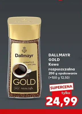 Kawa rozpuszczalna Gold Dallmayr promocja w Kaufland