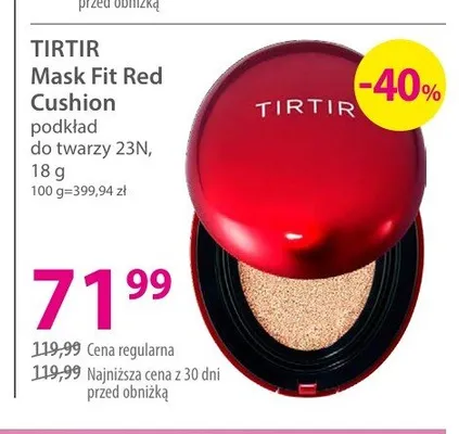 Podkład do twarzy 23N TIRTIR Mask Fit Red Cushion promocja w Hebe