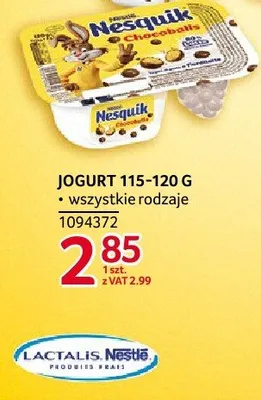 Jogurt Nestle 115-120 g wszystkie rodzaje promocja w Selgros