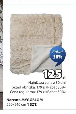 Narzuta Myggblom 220x240 cm promocja w Jysk