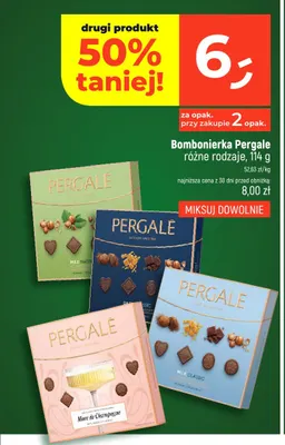 Bombonierka Pergalė Milk Classic promocja w Dealz