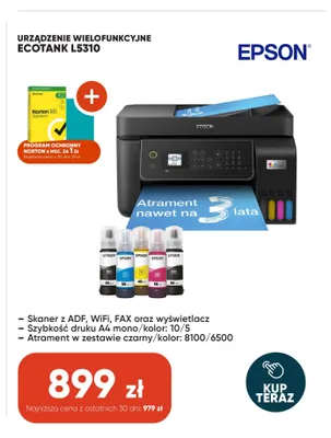 Urządzenie wielofunkcyjne Epson EcoTank L5310 promocja w Max Elektro