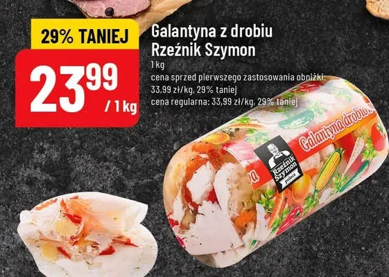Galantyna z drobiu Rzeźnik Szymon promocja w POLOmarket
