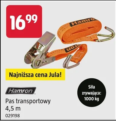 Pas transportowy 4,5 m promocja w Jula