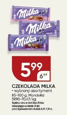 Czekolada Milka promocja w Chata Polska