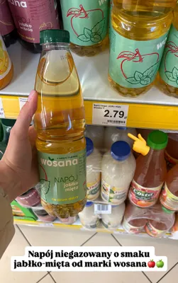 Napój jabłko-mięta niegazowany promocja w Dino