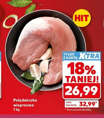 Polędwiczka wieprzowa promocja w Kaufland
