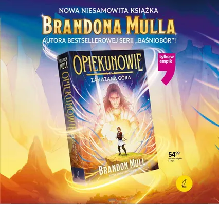 Książka Opiekunowie Zakazana Góra Brandon Mull oprawa miękka promocja w Empik