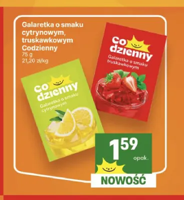 Galaretka o smaku truskawkowym Codzienny promocja w Delikatesy Centrum