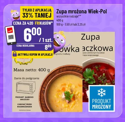 Zupa mrożona Wiek-Pol promocja w POLOmarket