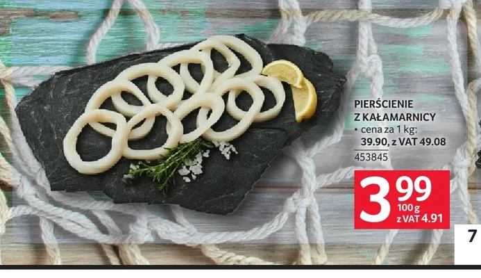 Pierścienie z kałamarnicy promocja w Selgros