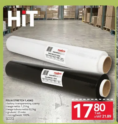 Folia stretch Modern promocja w Selgros