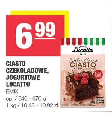 Ciasto czekoladowe Lucatto promocja w SPAR