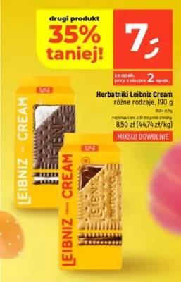 Herbatniki Cream różne rodzaje promocja w Dealz