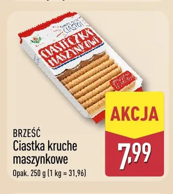Ciastka kruche maszynkowe Brześć promocja w Aldi