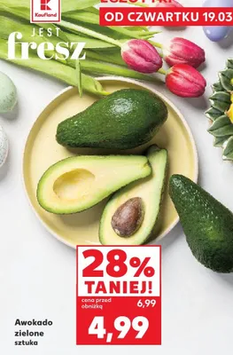 Awokado zielone 1 szt. Kaufland promocja w Kaufland