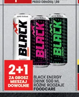 Napój energetyczny Black Energy Drink promocja w Wafelek
