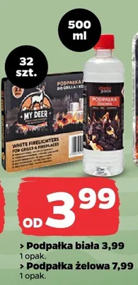 Podpałka biała Fire & Flame promocja w Netto