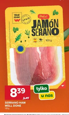 Serrano Ham Well Done promocja w Stokrotka