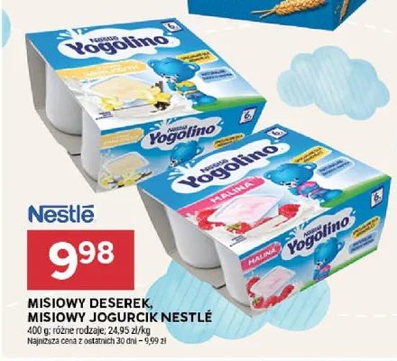 Misiowy deserek Nestlé promocja w Stokrotka