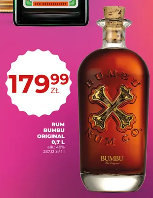 Rum Bumbu Original promocja w Duży Ben