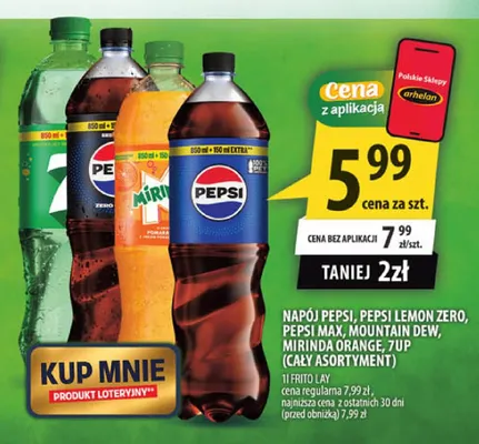 Napój gazowany Mirinda Orange promocja w Arhelan