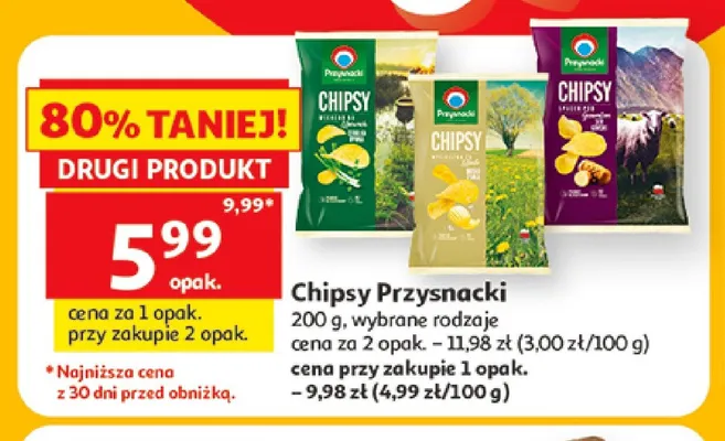 Chipsy Przysnacki promocja w Auchan