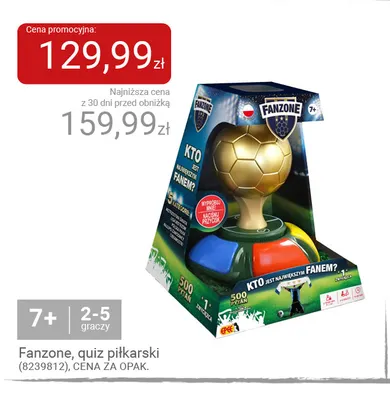 Fanzone quiz piłkarski Epee promocja w Smyk