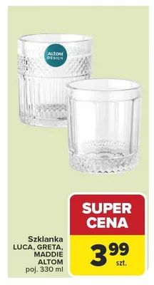 Szklanka LUCA ALTOM 330ml promocja w Carrefour