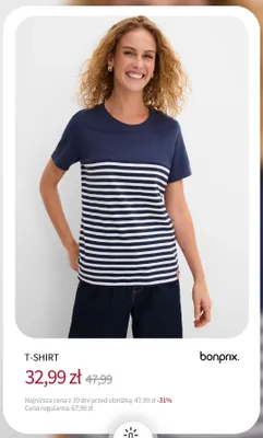 T-shirt damski Bonprix promocja w bonprix