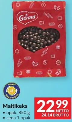 Maltikeks dr Gerard promocja w Makro