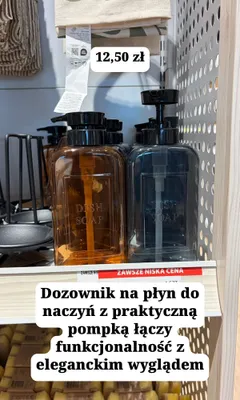 Dozownik na płyn do naczyń Dish Soap Jysk promocja w Jysk