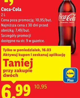 Napój gazowany promocja w Lidl