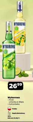 Wódka Cytrynówka promocja w Netto
