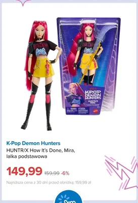 K-Pop Demon Hunters HUNTR/X How It's Done Mira lalka podstawowa promocja w Smyk