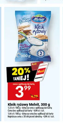 Kleik ryżowy Melvit promocja w Twój Market