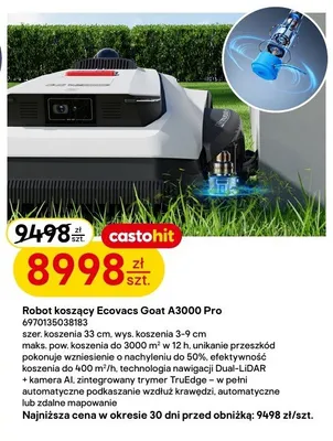 Robot koszący Ecovacs Goat A3000 Pro promocja w Castorama