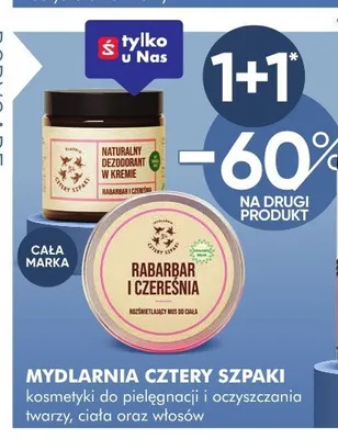 Kosmetyki do pielęgnacji i oczyszczania twarzy, ciała oraz włosów MYDLARNIA CZTERY SZPAKI promocja w Super-Pharm