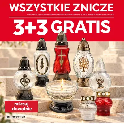 Znicze promocja w Stokrotka