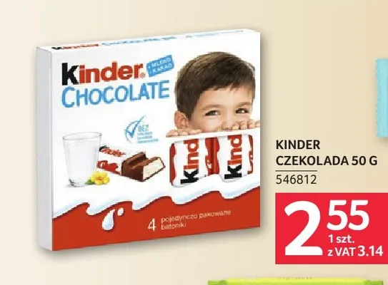 Czekolada Kinder promocja w Selgros
