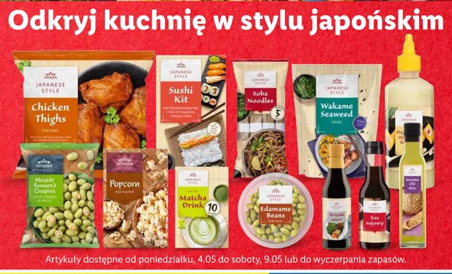 Sos sojowy Vitasia Japanese Style promocja w Lidl
