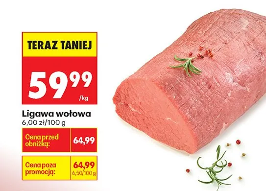 Ligawa wołowa promocja w Biedronka