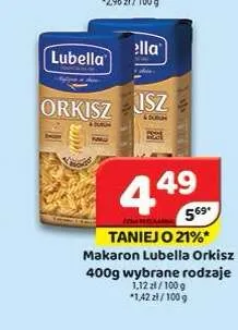 Makaron Lubella Orkisz pióra promocja w Delfin