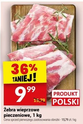 Żebra wieprzowe pieczeniowe polskie promocja w Twój Market