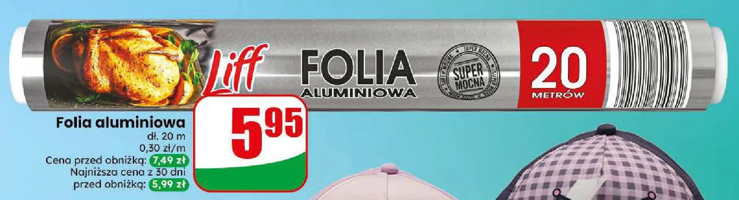 Folia aluminiowa Liff 20 m promocja w Dino