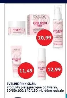 Krem do twarzy Eveline Pink Snail promocja w Blue Stop