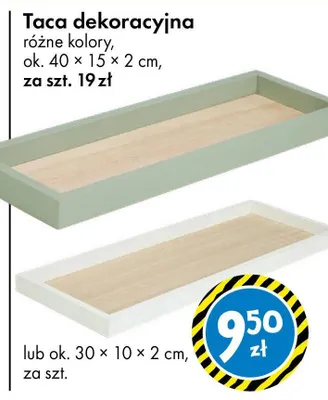 Taca dekoracyjna różne kolory promocja w Tedi