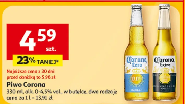 Piwo Corona promocja w Auchan