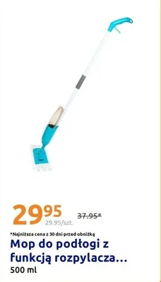 Mop do podłogi z funkcją rozpylacza promocja w Action