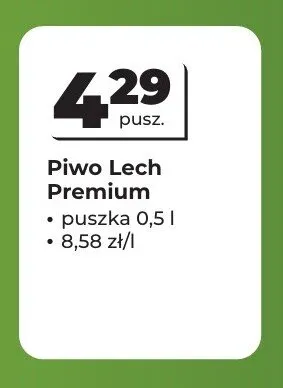 Piwo Lech Premium promocja w Odido
